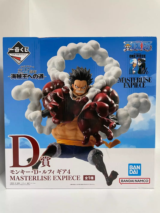 ONE PIECE Monkey D Luffy Gear 4 Figure 25th Anniversary Ichiban Kuji MASTERLISE