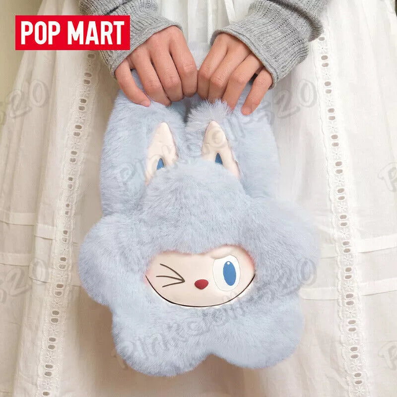 POPMART LABUBU THE MONSTERS Classic Series Plush Blue Flower Bag Handbag