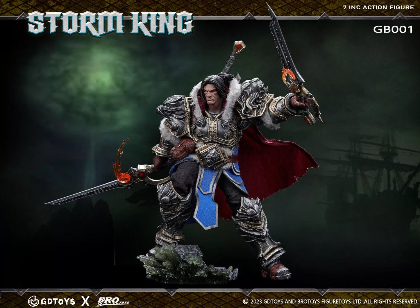 GDTOYS x BROTOYS GB001 1/12 WOW Strom King Varian Wrynn