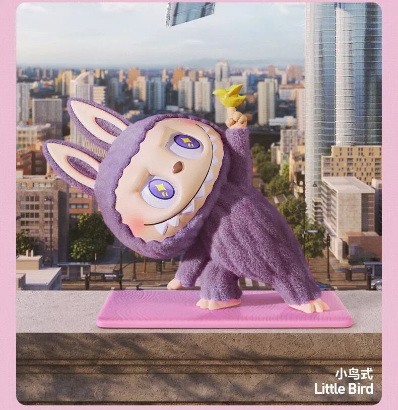 POPMART Labubu THE MONSTERS Lazy Yoga Series Blind Box Confirmed Figure