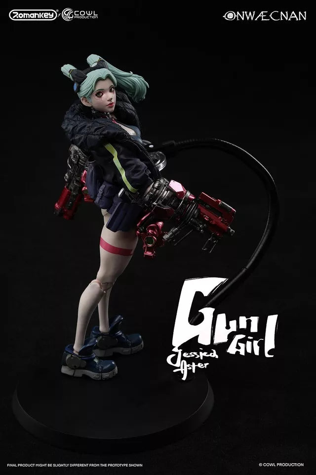 Romankey x Cowl 1/12 Anime Gun Girl Collectible Female Action Figure