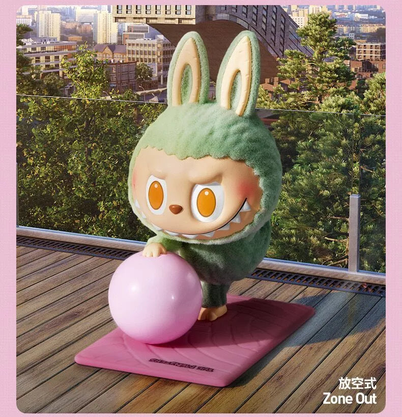 POPMART Labubu THE MONSTERS Lazy Yoga Series Blind Box Confirmed Figure